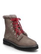 Boots - Flat - With Laces Brown ANGULUS