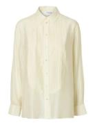 Slfiris Relaxed Ls Shirt B Cream Selected