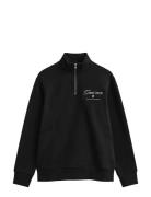 Graphic Half Zip Black GANT