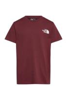 Teen S/S Simple Dome Tee Burgundy The North Face