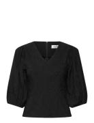 Slmaybel Blouse 3/4 Black Soaked In Luxury