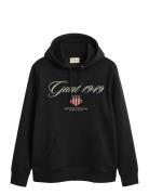 Graphic Hoodie Black GANT
