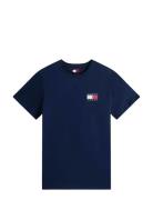 Tjm Slim Essential Flag Tee Ext Navy Tommy Jeans
