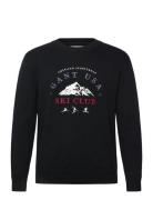 Embroidered Graphic C-Neck Black GANT