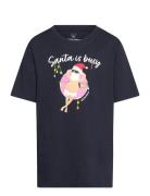 Jjchristmas Tee Ss Crew Neck Jnr Navy Jack & J S