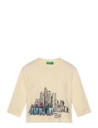 T-Shirt L/S Cream United Colors Of Benetton