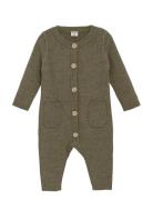 Jumpsuit - Knitted Khaki CeLaVi