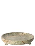 Round Serving Bowl Green Au Maison