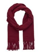 Cashmere Blend Scarf Burgundy Filippa K