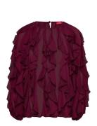 Ryacras Blouse Burgundy Cras