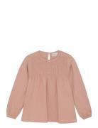 Blouse Ls Beige Minymo