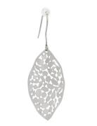 Leaf Small Earring Silver Bud To Rose