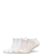 Sock Ankle 4 P Lettuce Edge White Lindex