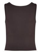 Rkbillie Sl Short Top Brown Rosemunde Kids