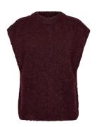 Patrisia New Knit Vest Burgundy A-View