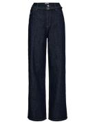 Ivy-Brooke Belted Jeans Wash Manhat Navy IVY Copenhagen