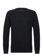 Cable Knit Jumper Navy Lindbergh