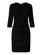 Slfira-Carolina 3/4 Short Dress Black Selected