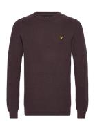 Engineered Rib Crew Neck Brown Lyle & Scott