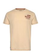 Von Dutch Valley - Tshirt Beige Von Dutch