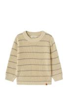 Nmmemlen Ls Knit Stripes Lil Cream Lil'Atelier