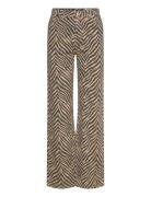 Vmtessa Hr Wide Stretch Aop Jeans Noos Beige Vero Moda