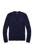 Cable-Knit Wool-Cashmere Cardigan Navy Polo Ralph Lauren