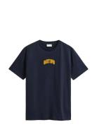 Graphic Ss Tshirt Navy GANT