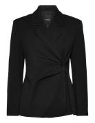 Vmvela Ls Wrap Blazer Black Vero Moda