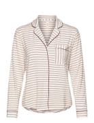 Essential Jersey Long-Sleeved Jacket Cream Hunkemöller