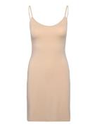Mschbetrina Strap Dress Beige MSCH Copenhagen
