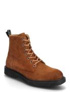 Ben Suede Cognac Brown Sneaky Steve
