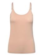 Srelyse Strap Top Grs Beige Soft Rebels
