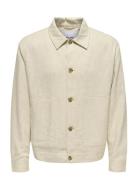 -Onseliot Structure 0075 Jacket Cs Beige ONLY & SONS
