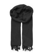 Solid Ilona Scarf Black Becksöndergaard