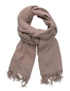 Solid Ilona Scarf Beige Becksöndergaard