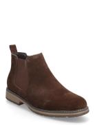 Fc Suede Cleated Chelsea Boot Brown French Connection