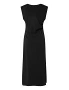 Yaspina Sl Long Dress Noos Black YAS