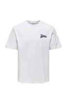 Onsfred States Life Rlx Ss Tee Cs Cbo White ONLY & SONS