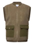 Effi Pile Vest Polyester Brown Noella