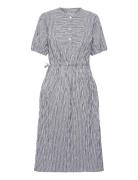 Jodie Dress Uneven Stripe Black Naja Lauf