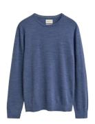Extrafine Merino Wool C-Neck Blue GANT