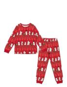 Vinterhjärta Pyjamas Red Martinex