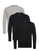 3 Pack Crew Ls Grey French Connection