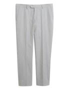 Slim Tapered Seersucker Suit Pants Grey GANT