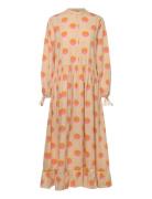 Big Dot Maxi Dress Beige Stella Nova