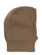 Balaclava - Knitted Brown CeLaVi