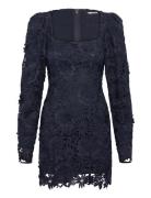 3D Lace Ls Mini Dress Navy ROTATE Birger Christensen