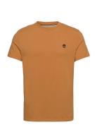 Dunstan River Short Sleeve Tee Wheat Boot Orange Timberland