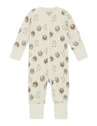 Jumpsuit Ls - Aop Cream CeLaVi